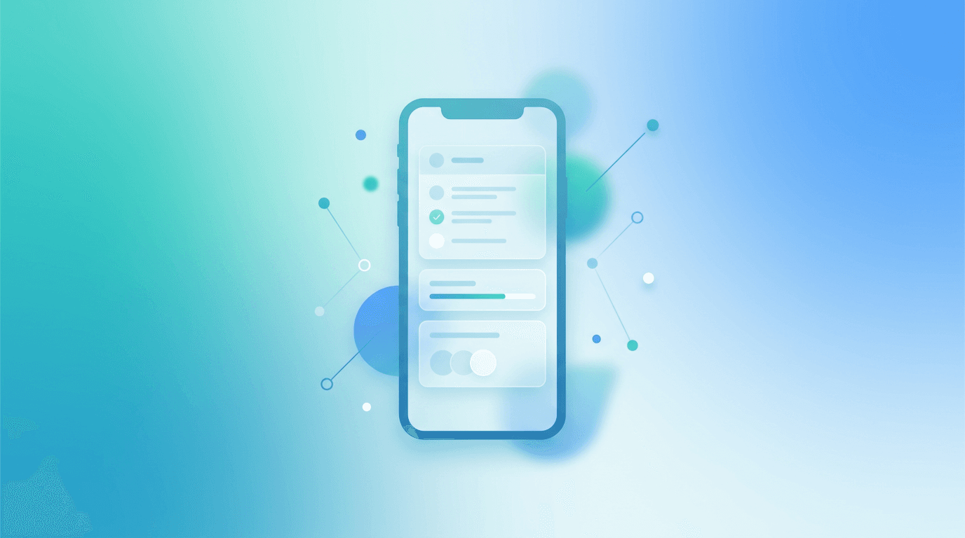 Смартфон с интерфейсом Bitxmind в руке — иллюстрация к пресс-релизу о запуске приложения для постановки и контроля задач команды