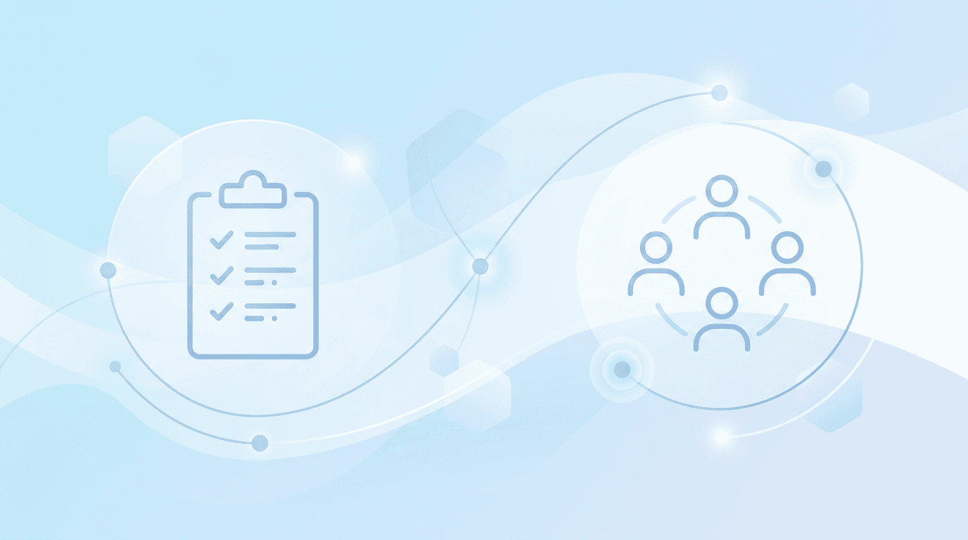 Абстрактная иллюстрация к материалу о системном найме сотрудников и отборе кандидатов