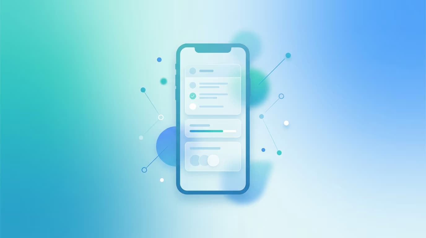Смартфон с интерфейсом Bitxmind в руке — иллюстрация к пресс-релизу о запуске приложения для постановки и контроля задач команды